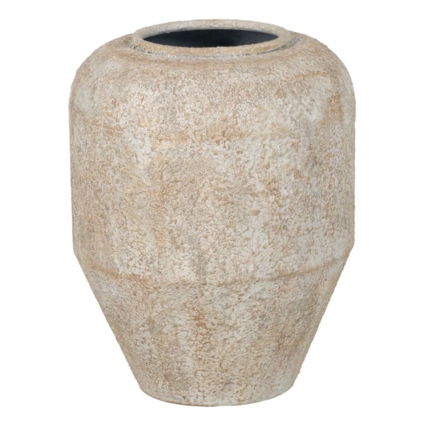 Vase Krem Jern 31,5 x 31,5 x 38,5 cm
