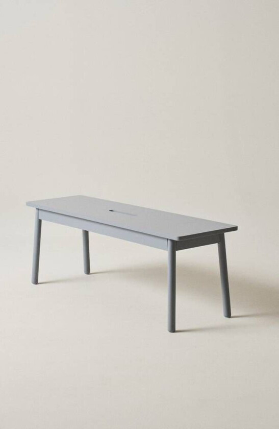 benk 120 cm Grå