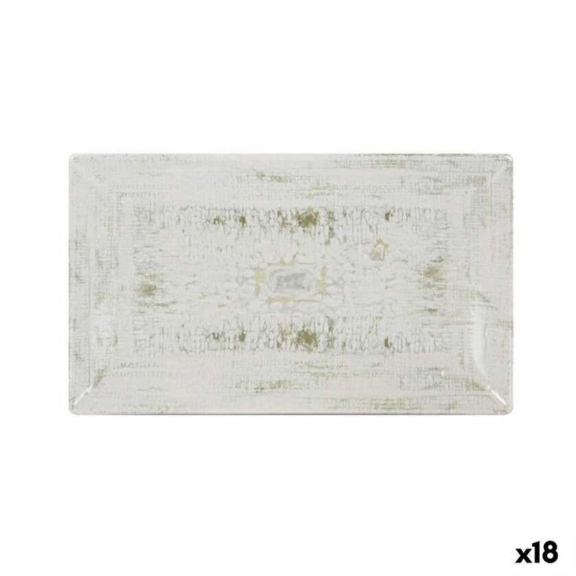 Serveringsfat La Mediterránea Idris Rektangulær 25 x 15 x 2 cm (18 enheter)