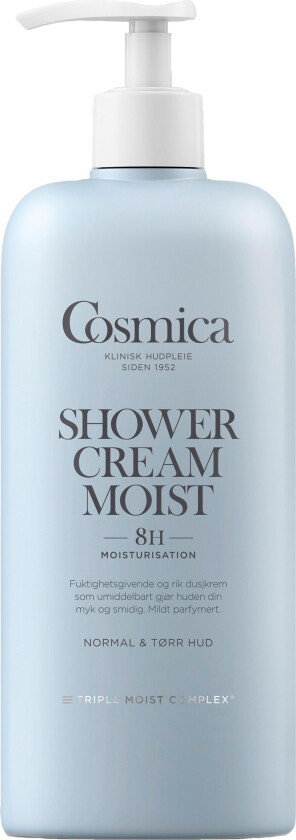 Shower Cream Moist m/p, 400 ml