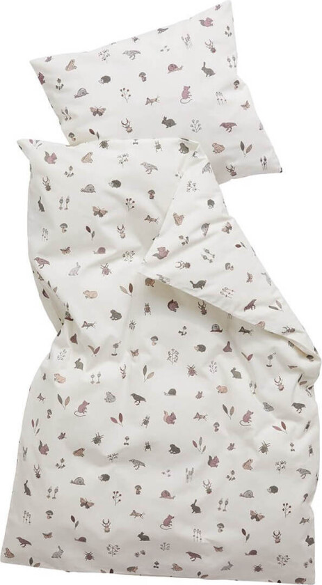 Forrest Baby sengesett 70x100 cm rosa