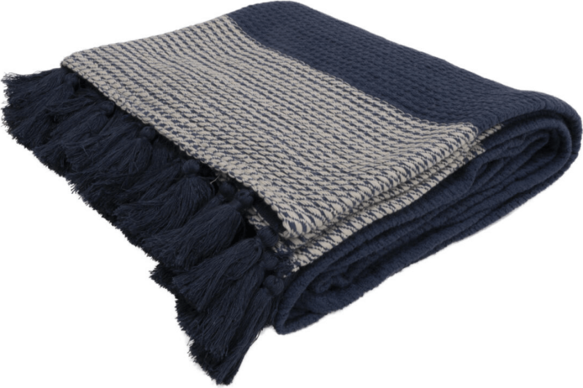 Bilde av Monza pledd 130x180 classic blue