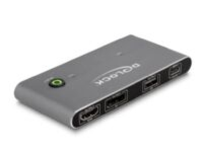 USB-C KVM Switch zu HDMI und DisplayPort 8K MST mit USB 2.0