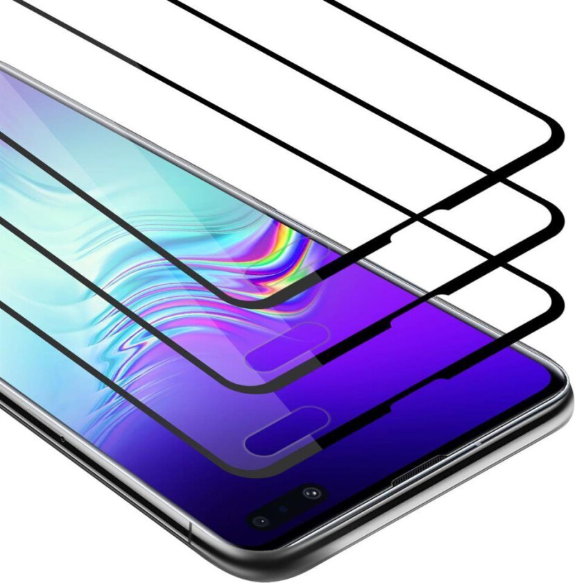 3x Skjermbeskytter Skärmskyddtil til Galaxy S10 5G Herdet Skjermglass Full Skjerm
