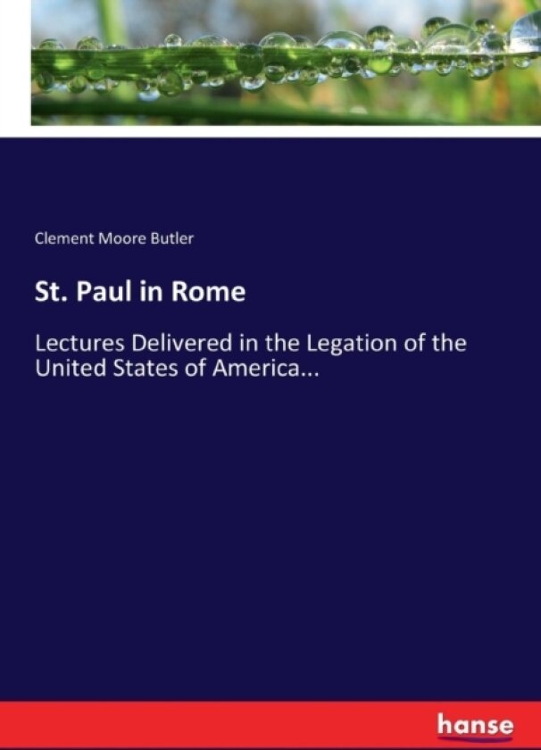 St. Paul in Rome av Clement Moore Butler (Paperback)