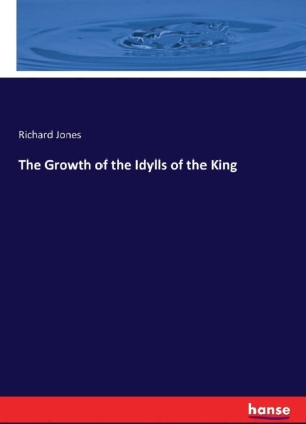 The Growth of the Idylls of the King av Richard Jones (Paperback)
