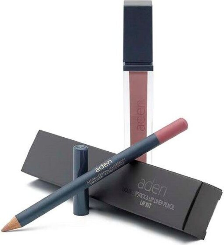 Liquid Lipstick + Lipliner Pencil Set Extreme Nude 15