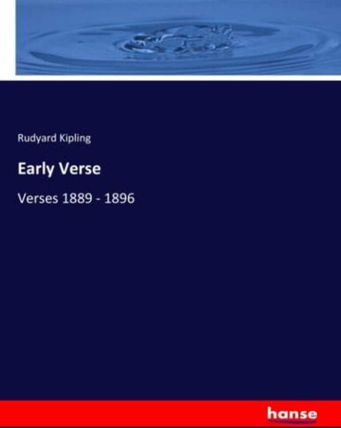 Early Verse av Rudyard Kipling (Paperback)