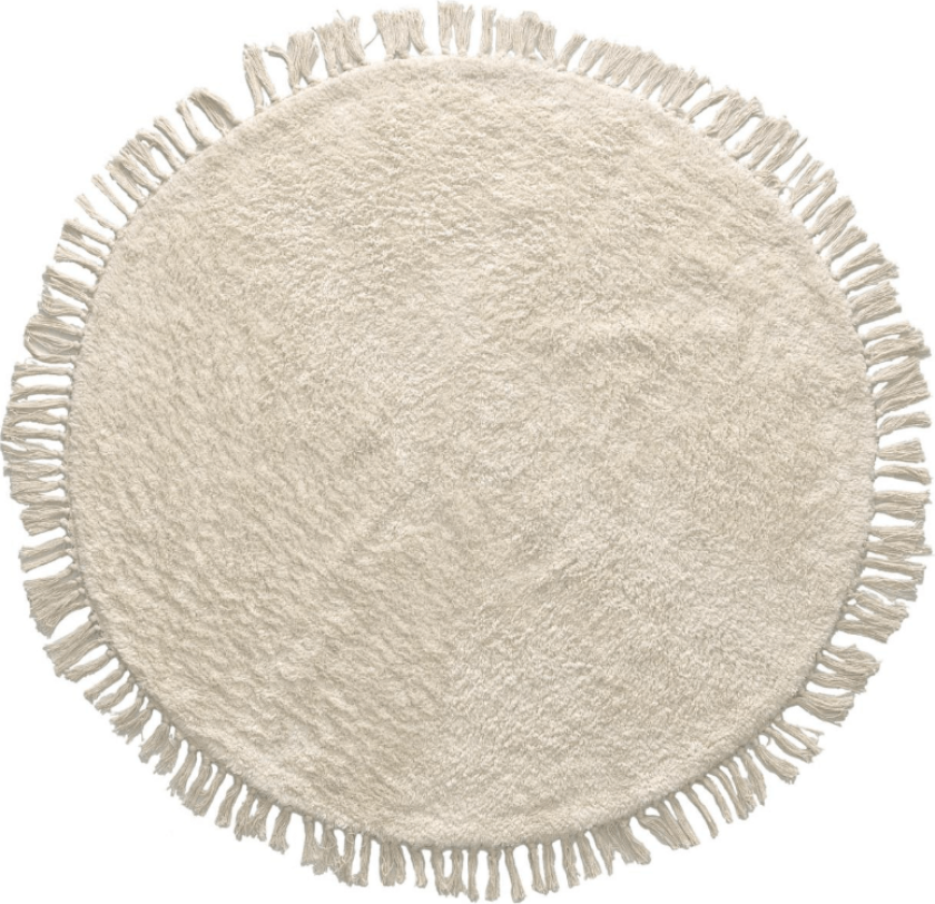 Orwen teppe 100 cm hvit