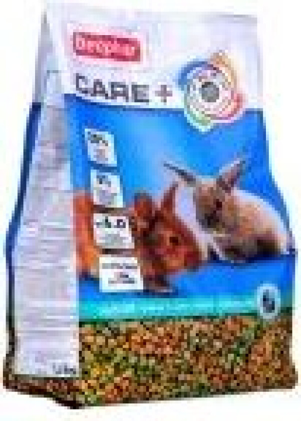 Care+ Rabbit Junior foder til kaniner - 1,5 kg
