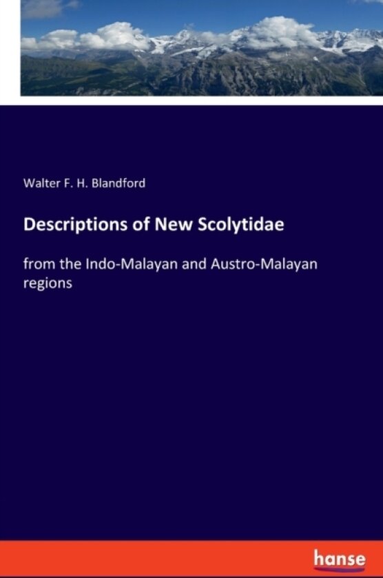 Descriptions of New Scolytidae av Walter F H Blandford (Paperback)