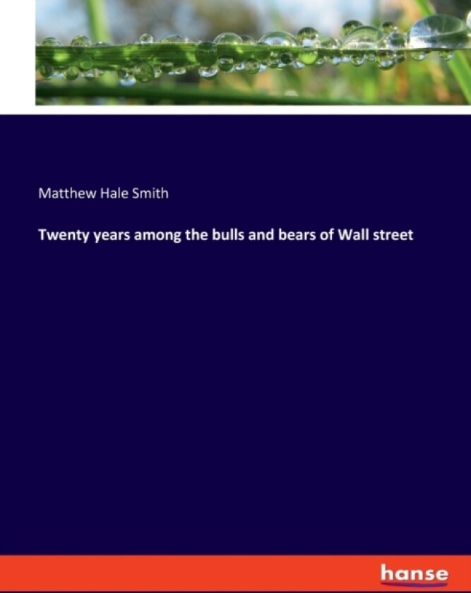 Twenty years among the bulls and bears of Wall street av Matthew Hale Smith (Paperback)