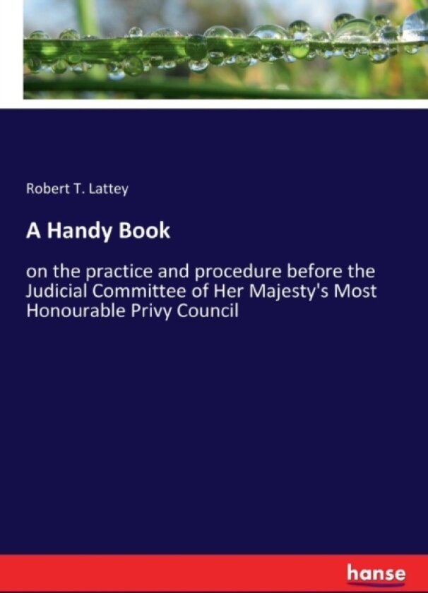 A Handy Book av Robert T Lattey (Paperback)