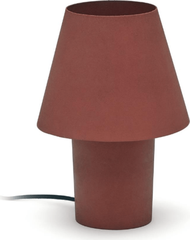 Canapost bordlampe terracotta