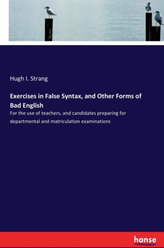 Exercises in False Syntax, and Other Forms of Bad English av Hugh I Strang (Paperback)