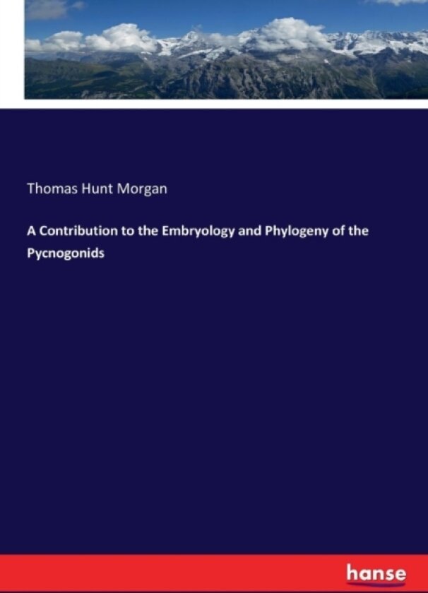 A Contribution to the Embryology and Phylogeny of the Pycnogonids av Thomas Hunt Morgan (Paperback)