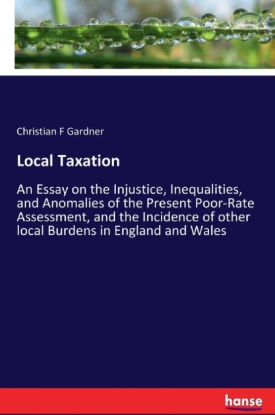 Local Taxation av Christian F Gardner (Paperback)