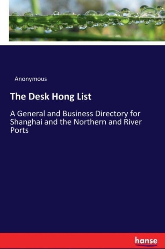 The Desk Hong List av Anonymous (Paperback)
