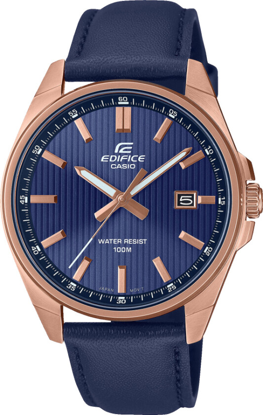 Edifice EFV-150CL-2AVUEF - Kvarts - Rosegull - Herreklokker - Skinn - Mineral