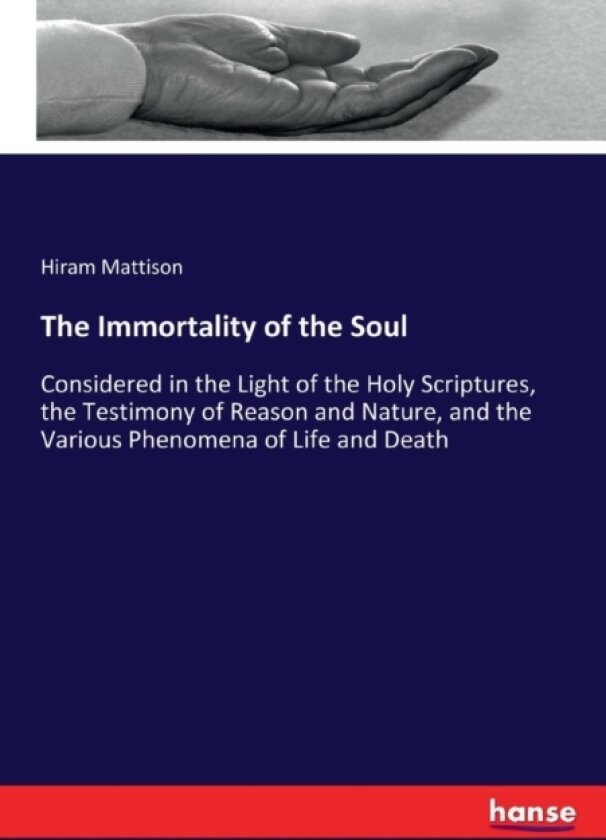 The Immortality of the Soul av Hiram Mattison (Paperback)