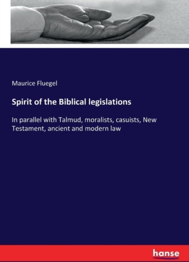 Spirit of the Biblical legislations av Maurice Fluegel (Paperback)
