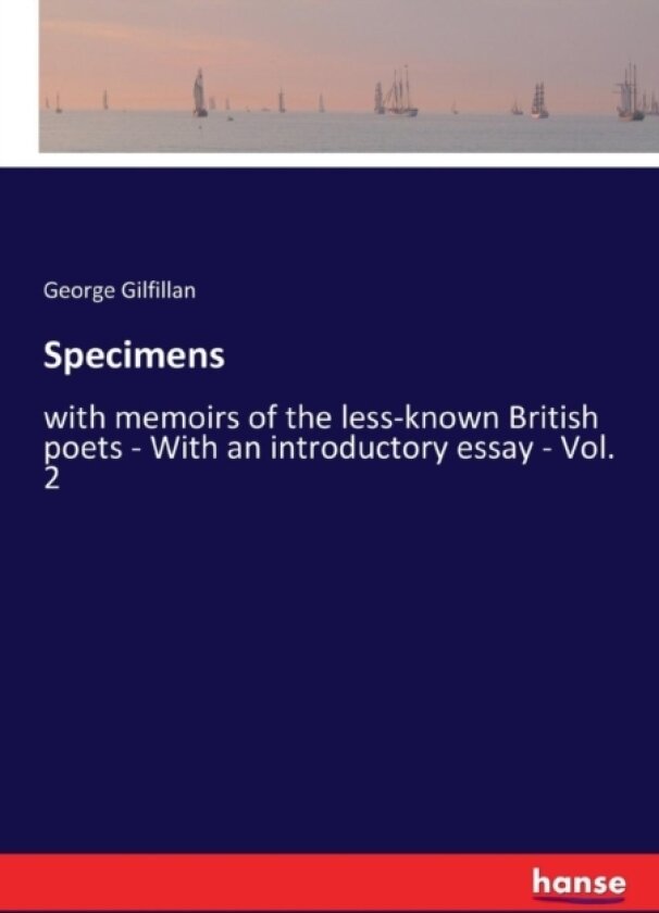 Specimens av George Gilfillan (Paperback)