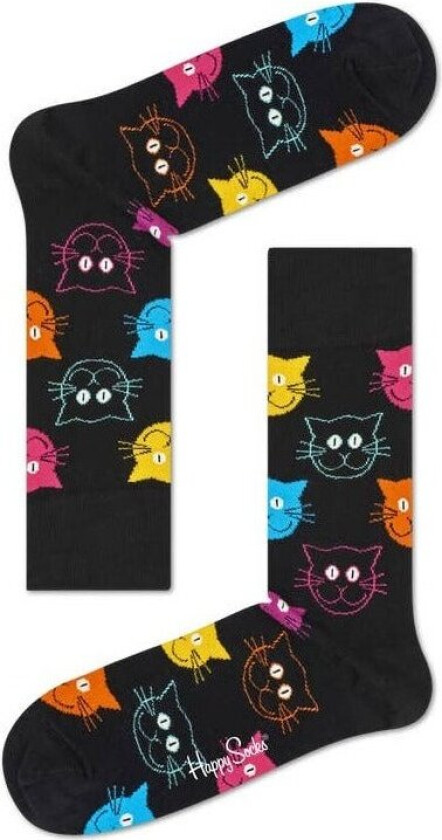 Happy Socks Cat Sokker - Multifarget