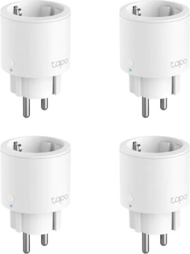 TP-link Tapo P115 Smart Wifi-fjernstrømbryter med energimåling 4-pk.