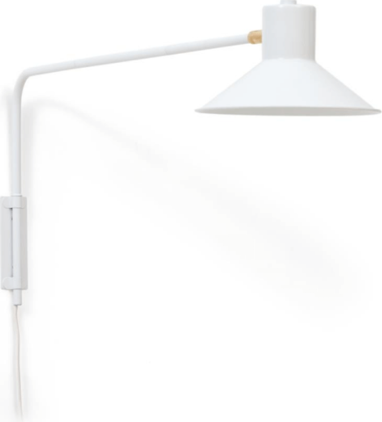 Aria vegglampe hvit