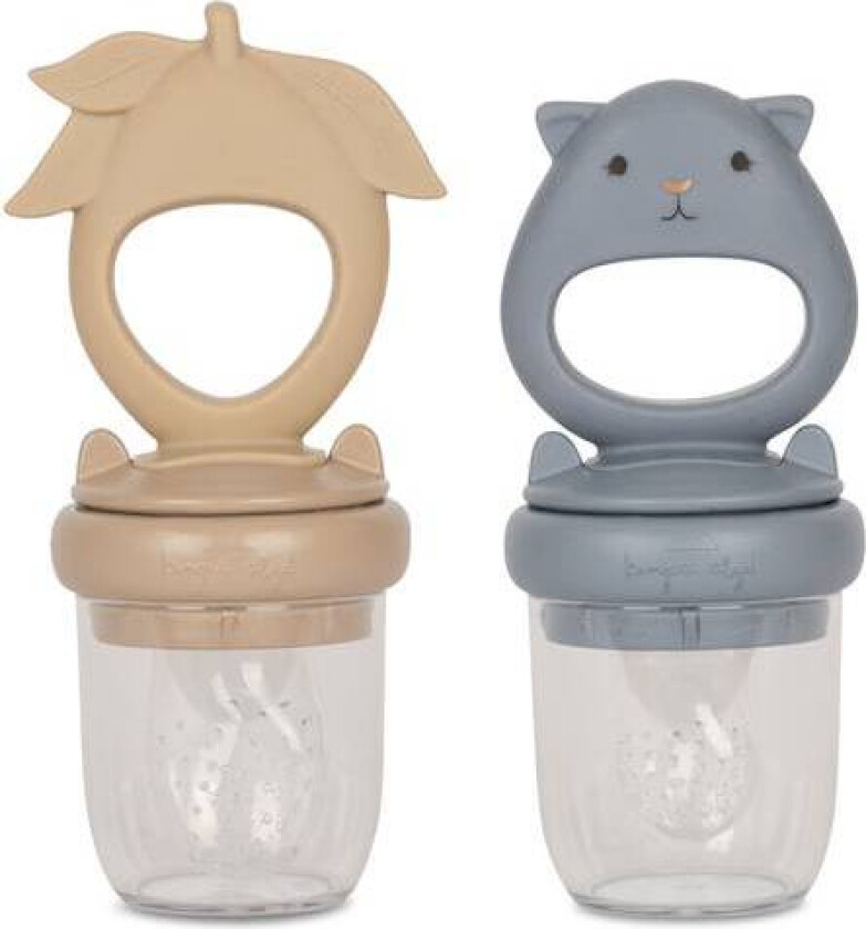 2 pk fruktsmokk bunny & lemon - warm clay/quicksilv