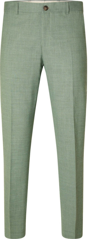 Bilde av Selected Homme Oasis Lin Dressbukse - Light Green Melange