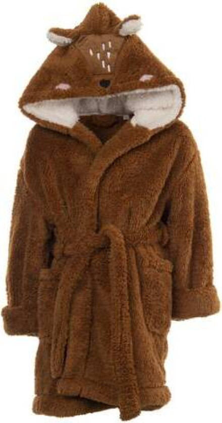 Fox morgenkåpe - brown