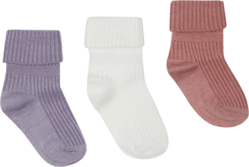 Hust & Claire Fosu 3 pk bambus sokker - old rosie