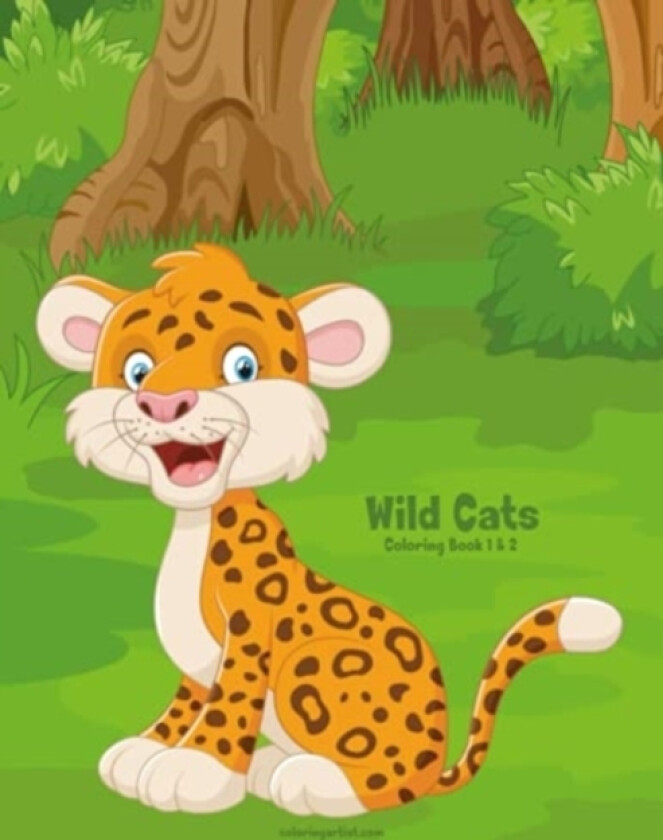Wild Cats Coloring Book 1 & 2 av Nick Snels (Paperback)