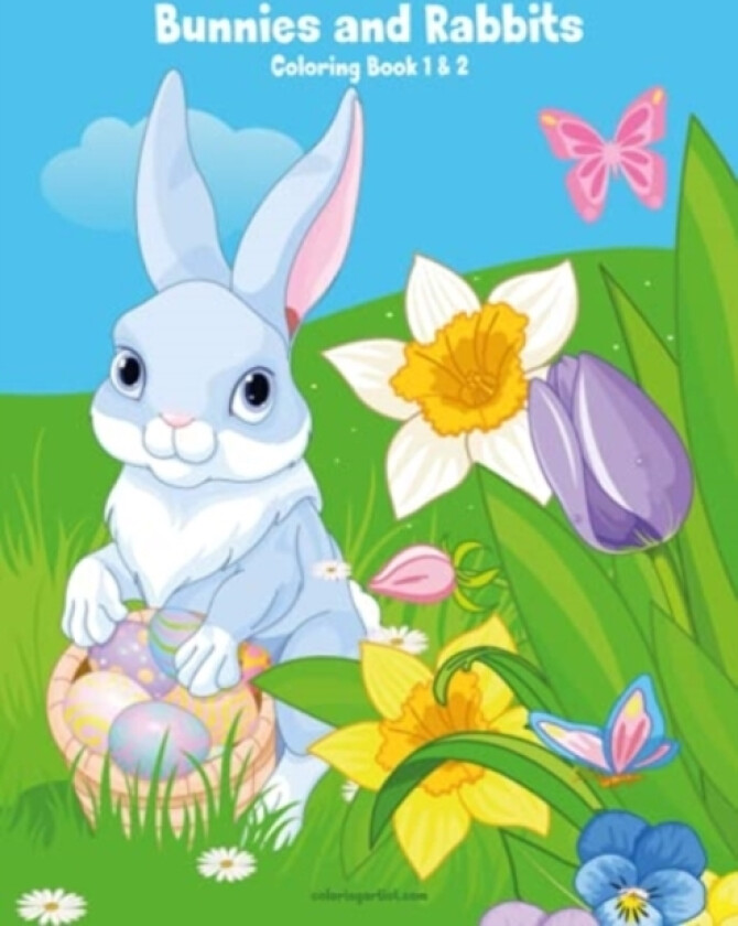 Bunnies and Rabbits Coloring Book 1 & 2 av Nick Snels (Paperback)