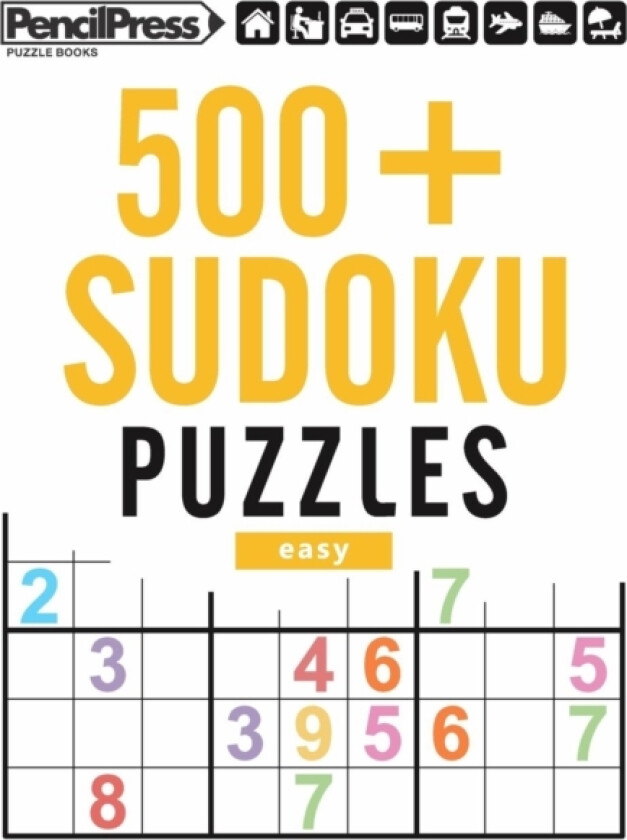 500+ Sudoku Puzzles Easy av Sudoku Puzzle Books (Paperback)