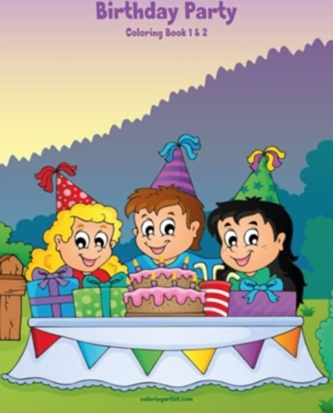 Birthday Party Coloring Book 1 & 2 av Nick Snels (Paperback)