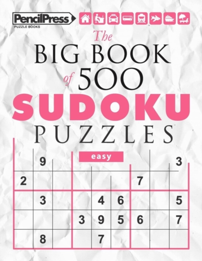 The Big Book of 500 Sudoku Puzzles easy (with answers) av Sudoku Puzzle Books (Paperback)