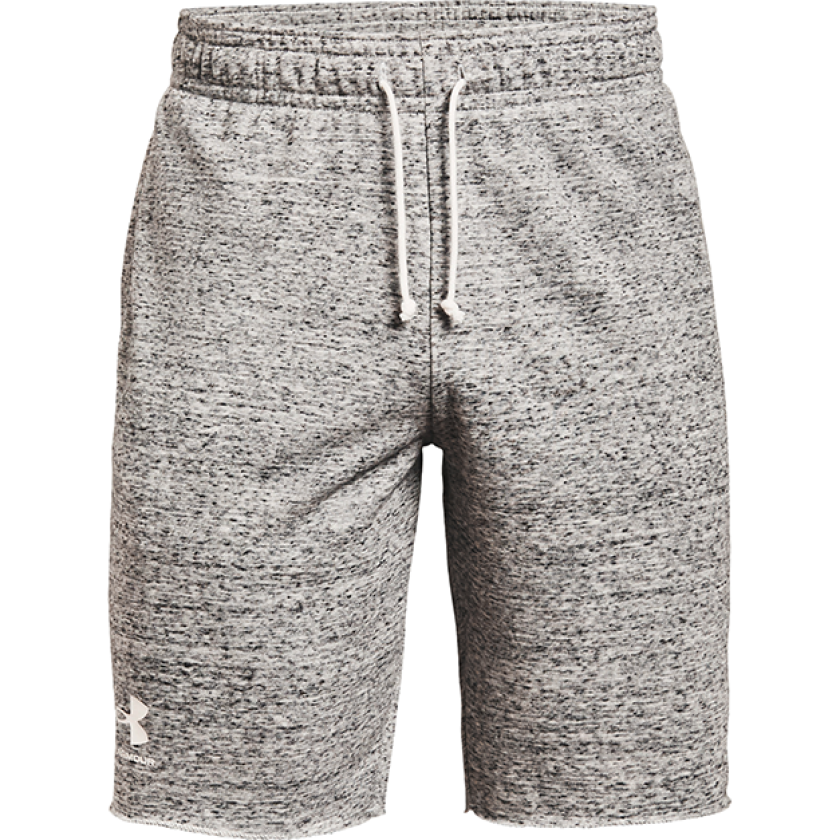 UA Rival Terry Shorts, Onyx White