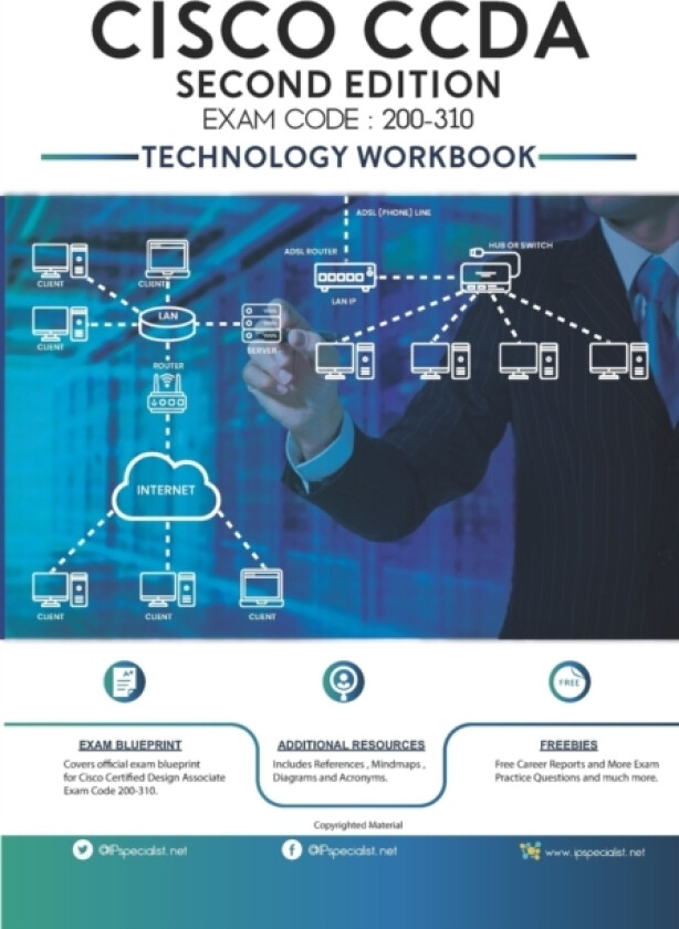 CCDA Cisco Certified Design Associate Technology Workbook av Ip Specialist (Paperback)