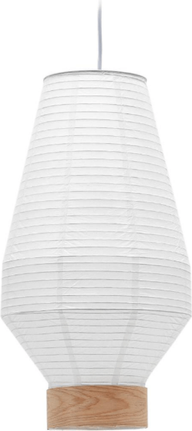 Hila taklampe 50x30 cm hvit