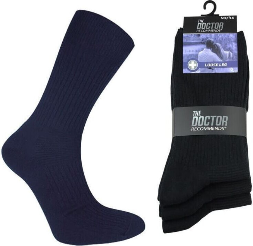 3-Pack Sokker med ekstra løs strikk