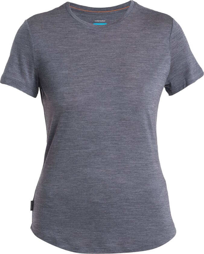 WOMEN MERINO 125 COOL-LITE SPHERE III SS TEE MIDNIGHT NAVY HTHR