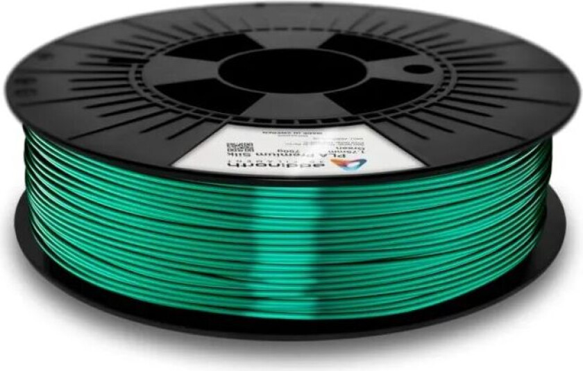PLA Premium Silk Filament for 3D-skriver - 1,75 mm Grønn