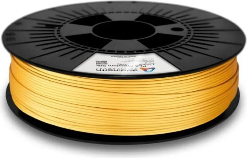 PLA Premium Silk Filament for 3D-skriver - 1,75 mm Gull