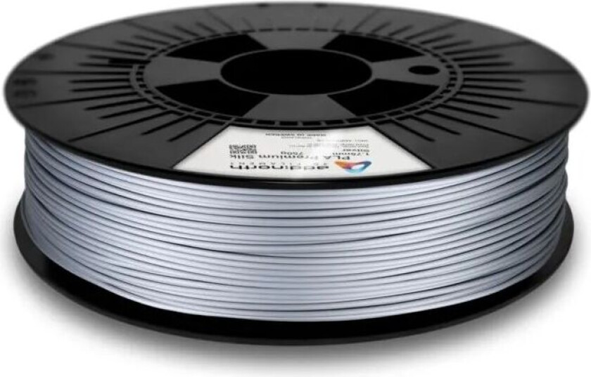 PLA Premium Silk Filament for 3D-skriver - 1,75 mm Sølv