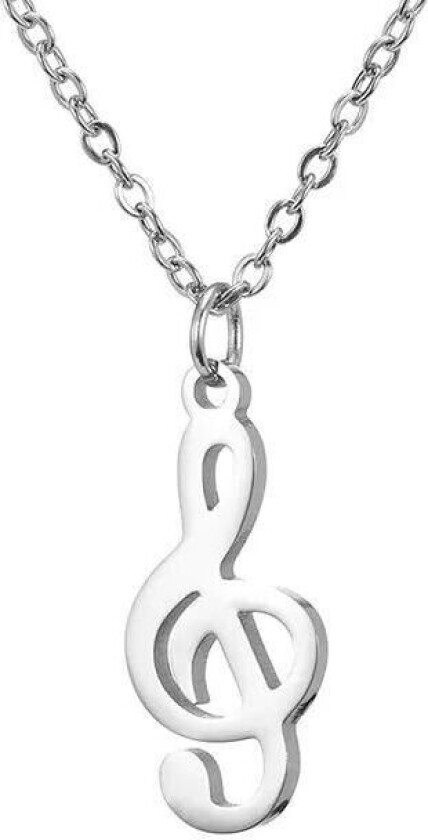 Lag musikk - G-nøkkelnote-kjede i 18K gullbelagt finish - en musikalsk gave for å heve stemningen