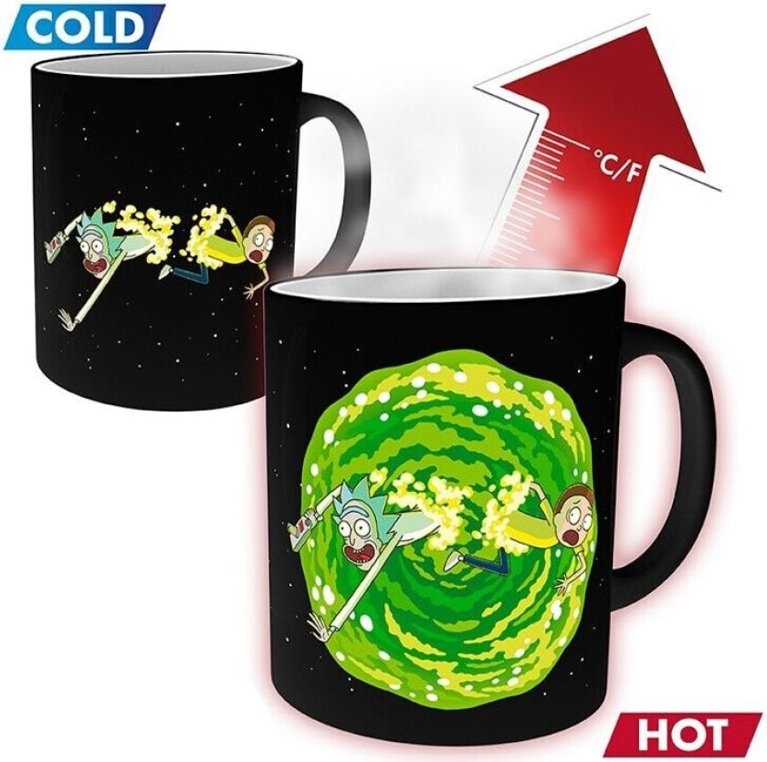 Rick og Morty Fargeskiftende Krus