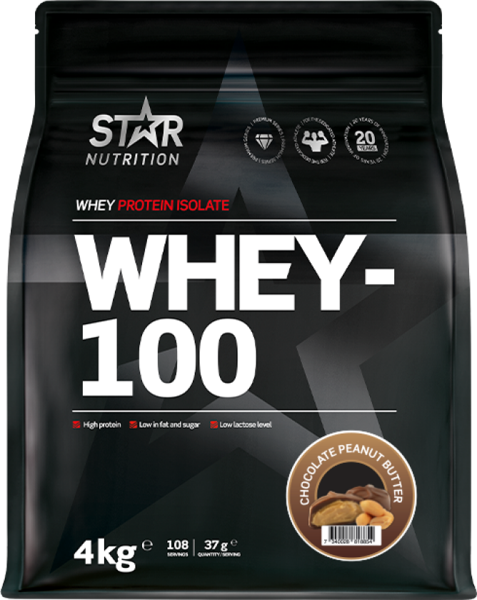 Whey-100 Myseprotein 4 kg