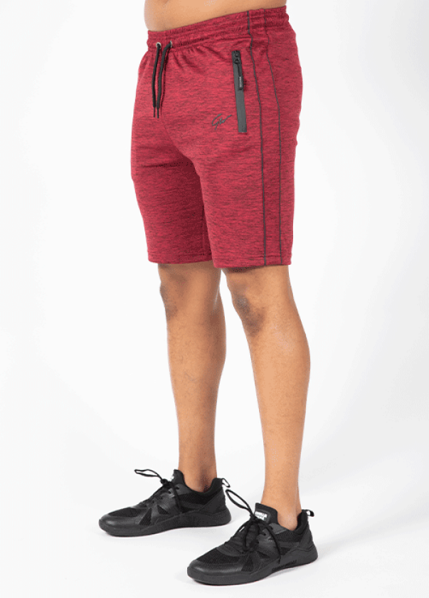 Wenden Track Shorts, Burgundy red